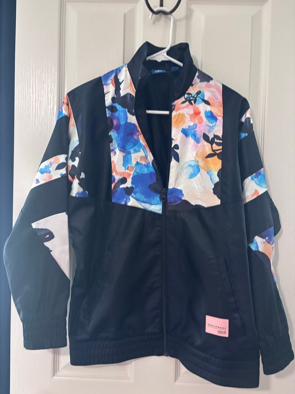 Adidas Originals EQT Floral Track Jacket Black Multicolor XL